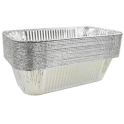 5lb Rectangular Aluminium Baking Trays Lid for Oven Disposable