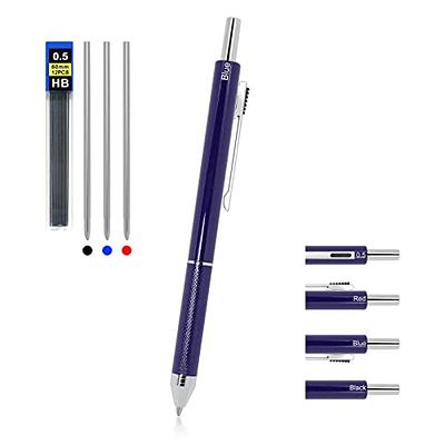 Multicolor Ballpoint School Pen 3 Colors Ball Point Pen 1 Automatic Pencil  4in1