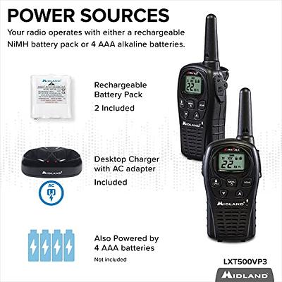 Midland Walkie Talkie Two-Way Radios (Pair) - Emergency Radios Walkie  Talkies