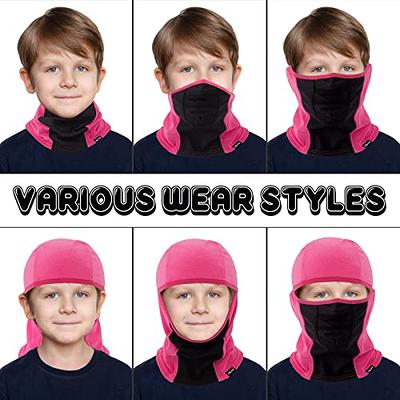 Tough Headwear Winter Neck Warmer w/Helmet Liner - Neck Gator for Warmth -  Motorcycle Helmet Liner w/Neck Cover for Men