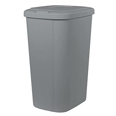 JOYBOS Bathroom Trash Can with Lid, Automatic Bagging Garbage Can, 3.8  Gallon Slim Smart Small Plastic Trash Bin, Narrow Motion Sensor Trash Can  for