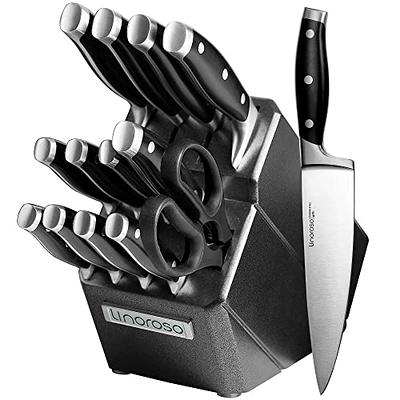 Kitchen Knife with Wooden Block, Set of 13 - Black - Yahoo Shopping