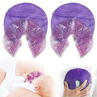 Hot Cold Gel Bead Breast Therapy Pack,Breast Ice Packs for Breastfeeding,Relief  for Breastfeeding,Nursing Pain, Mastitis,Engorgement,Plugged Ducts, Boost  Milk Let-Down & Production (#42 Purple) - Yahoo Shopping