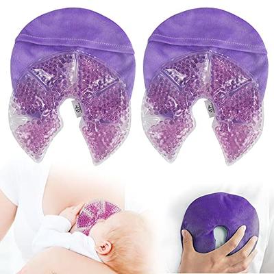 Breast Therapy Pads Breast Ice Pack, Hot Cold Breastfeeding Gel Pads, Boost  Milk Let-Down with Gel Bead Pads