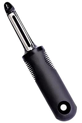 Farberware Professional Euro Vegetable Peeler with Built-in Eye Remover,  Black