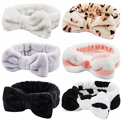 3 Pcs Spa Facial Headband Cute Bunny Ears Makeup Hair Band Terry