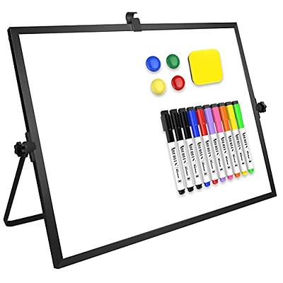 Dry Erase Board,16in x 12in Dry Erase Board with Stand and 15pcs  Accessories,White Dry Erase Board for Office Wall Desk Desktop Memo - Yahoo  Shopping