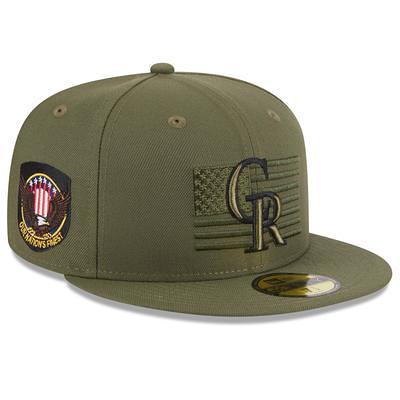 Men's New Era Green Colorado Rockies 2023 Armed Forces Day On