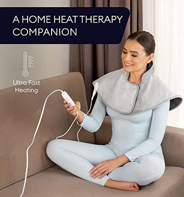 Heating Pad Electric Neck Back Shoulder Body Vibrating Massager Neck Wrap  Warm