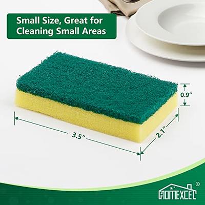 10pcs Multi-functional Square Cleaning Dish Sponge, Soft Dual-sided Sponge  For Washing Dishes And Scrubbing Pots