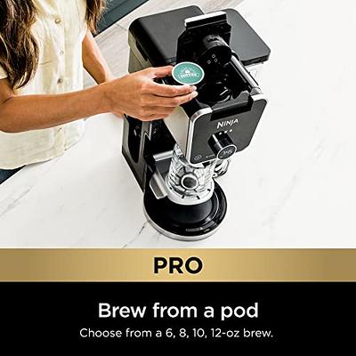 Ninja CFP307 DualBrew Pro Specialty Coffee System, Single-Serve, Compatible  with K-Cups & 12-Cup Drip Coffee Maker, with Permanent Filter Black - Yahoo  Shopping