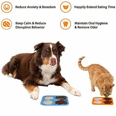 Lick Mat for Dogs, Dog Slow Feeders for Cage, Dog Training Toy/Tools,Reduce  Anxiety in Large/Medium/Small Dog Cages,Pet Supplies 