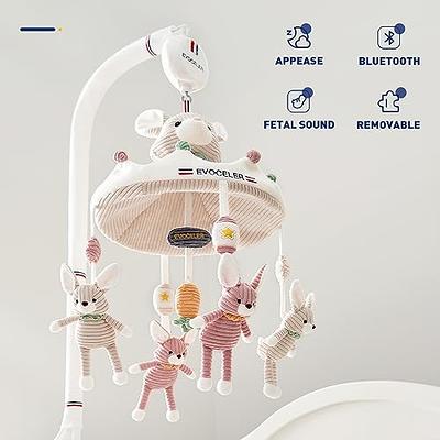 Evoceler Baby Mobile for Crib, Crib Musical Mobile for Boys Girls