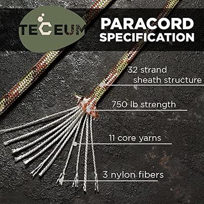 SurvivorCord XT Paracord (USA), 100 FOOT