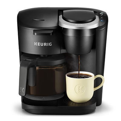 Keurig - K-Duo Plus 12-Cup Coffee Maker and Single Serve K-Cup Brewer - Black