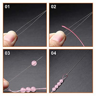 Wholesale Stainless Steel Collapsible Big Eye Beading Needles 