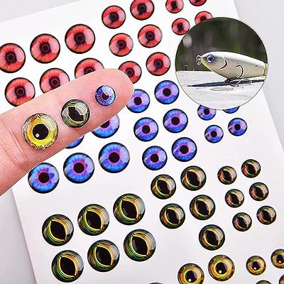 Fishing Lure Stickers Fishing Lure Eyes Kit, Assorted Reflective