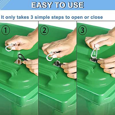 ZYESF Trash Can Lid Lock,Heavy Duty Bear Proof Trash Can Locks for Animals  Stop from Metal Lid Lock for Outdoor Garbage Cans-Durable Rubber Coated  Braided Wire Rope (4) - Yahoo Shopping