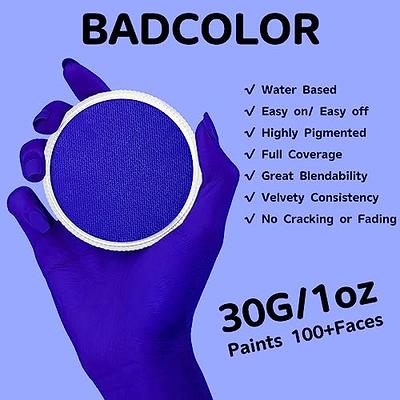  CCbeauty Light Blue Face Body Paint 68g - Water Activated  Professional Face Painting, Non-Toxic Water Based Halloween Makeup  Supplies, Easy On Off, Hypoallergenic on Sensitive Skin for Kids Adults 