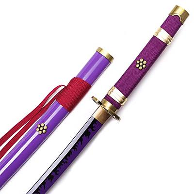 41” Anime Roronoa Zoro Metal Enma Yama Real Samurai Sword Katana Cosplay  Blade