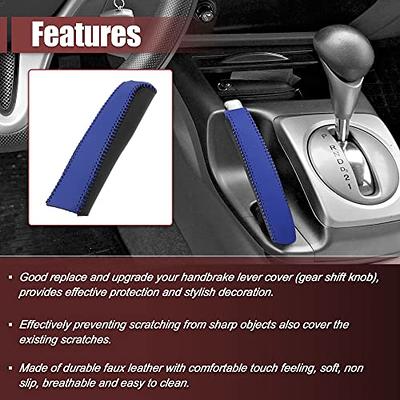 2PCS Car Door Inner Handle PU Leather Cover Door Handle Leather