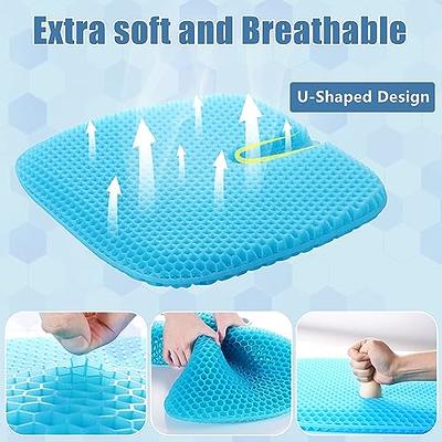 Gel Seat Cushion For Long Sitting, Soft & Breathable, Gel Cushion