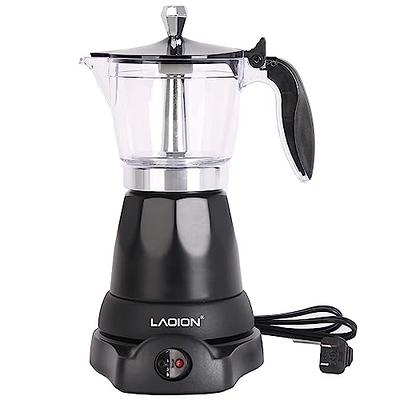 LAOION Cafeteras Electricas Cuban Coffee Makers Electric, 3-6 Cup Electric  Moka Pots, 300ml Italian Coffee Makers,Clear Electric Espresso  Makers,Overheat Protection Cafetera Electrica Para Cafe Cubano - Yahoo  Shopping