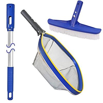 Clear Huku Pool Corner & Step Cleaning Brush - 180° Swivel Head with Curved  Bristles - Perfect for Hard-to-Reach Spots in Swimming Pools, Spas & Hot