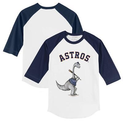 Infant Tiny Turnip White Houston Astros Baseball Pow T-Shirt