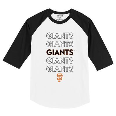 San Francisco Giants Tiny Turnip Youth James 3/4-Sleeve Raglan T