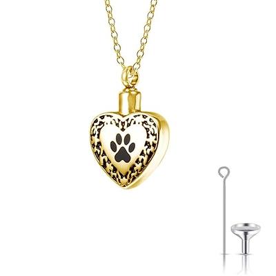 Gold Heart Keepsake Locket | Memorial Urn Locket | Heart Locket | Urn  Jewellery | Heart Urn Pendant | Cremation Jewelry | Heart Urn Necklace