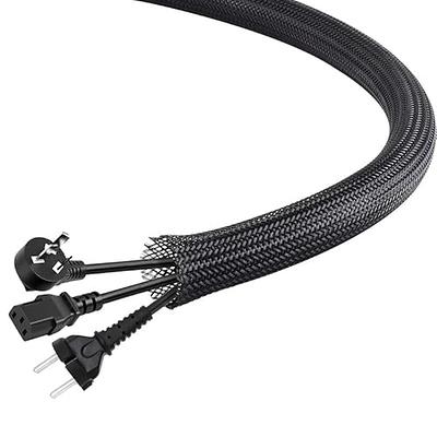 PET Expandable Braided Sleeving 25Ft-1.5 inch Wire Loom, Aibole Braided  Cable Sleeve Wire Wrap,Black - Yahoo Shopping