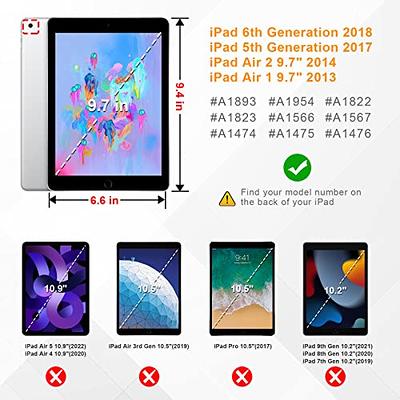 Fintie Hybrid Slim Case for iPad Air 5th Generation (2022) / iPad Air 4th Generation (2020) 10.9 inch - [Built-in Pencil Holder] Shockproof Cover