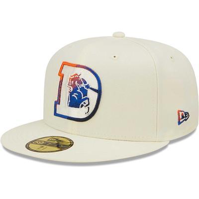 New Era Men's Denver Broncos Logo Blue 59Fifty Fitted Hat