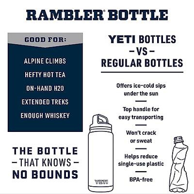 YETI Rambler Bottle - 64 oz. - Chug Cap - Black