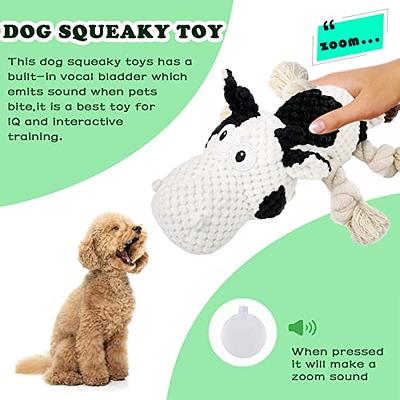 YYDSFEIOU Stuffed Dog Toys for Medium Dogs, Interactive Squeaky