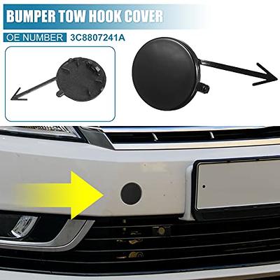 X AUTOHAUX Front Bumper Tow Hook Cover Car Towing Hook Eye Hole Cover  Replacement 3C8807241A for Volkswagen Passat CC 2013-2017 Gloss Black -  Yahoo Shopping