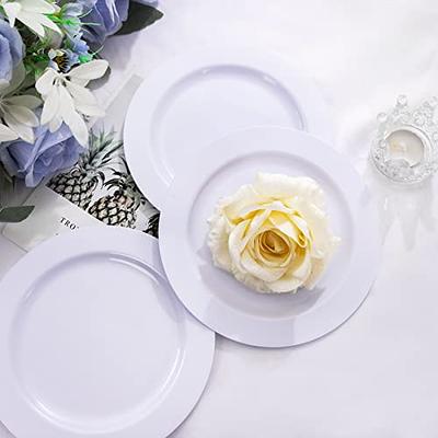 WELLIFE 200 Pieces White Dessert Plates with Gold Disposable Forks, Premium  Hard Plastic Plates 7.5”, Appetizer Plastic Plates for Wedding and Party -  Yahoo Shopping