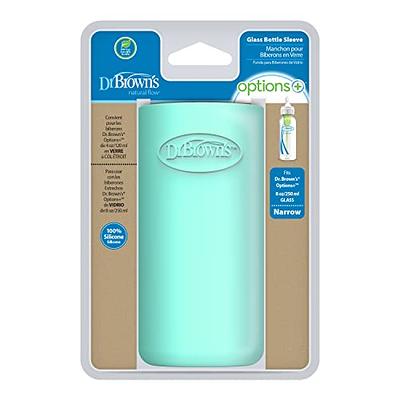 Olababy 4 Ounces Silicone Sleeve for Avent Natural Glass Bottle - Translucent