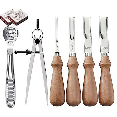 3 Piece Leather Skiver Craft Tool Set for Edge Beveling — Leather Unlimited
