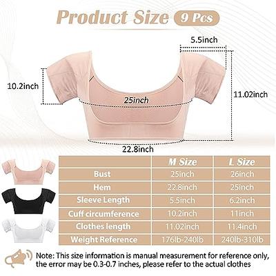 Handepo 9 Pcs Underarm Sweat Pads Breathable Underarm Sweat Vest Armpit  Sweat Pads Protector for Woman Girls(Medium) - Yahoo Shopping