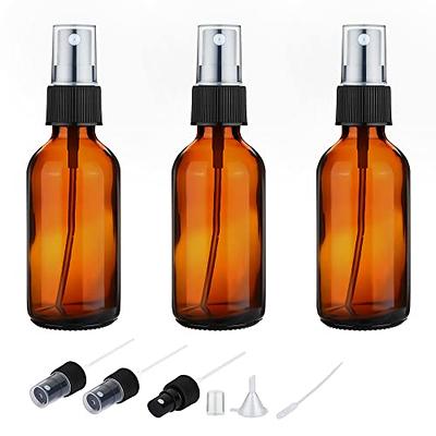 Hydior 2oz Clear Glass Spray Bottles for Essential Oils, Small Spray Bottle  with Plastic Sprayer - Set of 3