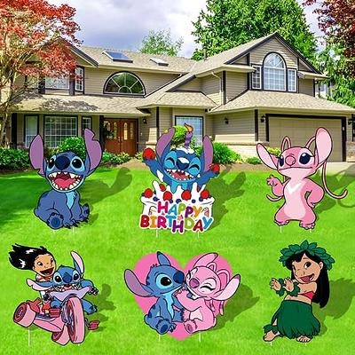 Lilo Movieslilo & Stitch Vinyl Backdrop For Birthday & Party Decorations