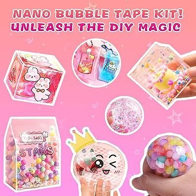 Nano Tape Bubbles, Double Sided Tape Magic Plastic Bubble, Nano Tape  Elastic Bubble DIY Craft Kit, Party Favors and Fidget Toys for Girls, Boys,  Kids