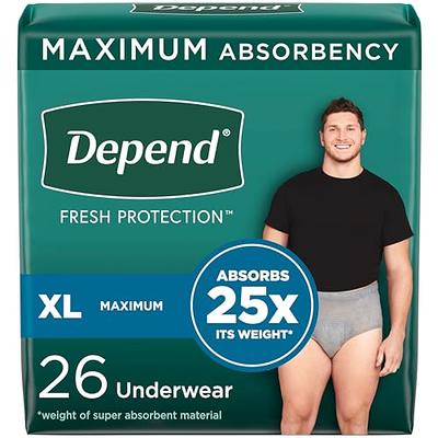 Assurance Incontinence & Postpartum Underwear for Women, Maximum  Absorbency, XL, 32 Ct (Pack of 2