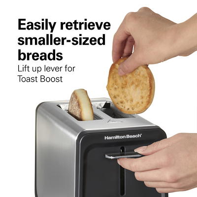 Hamilton Beach 2 Slice Toaster with Wide Slots, Bagel Function
