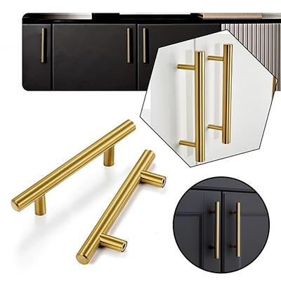 CZC HOME 10 Pack 5 Inch Cabinet Pulls, Stainless Steel Drawer Handles, 3  Hole Center Drawer Pulls and Door Knobs for Kitchen Dresser with 2 Sizes