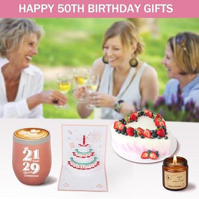 50th Birthday Gifts for Women, Fabulous Funny Happy Birthday Gift for Best  Friends, Mom, Sister, Wife, Aunt Turning 50 Years Old, 50th Bday Gifts