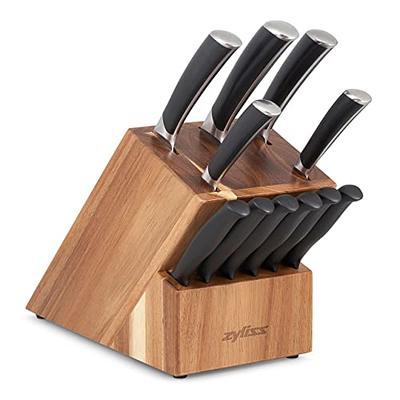 Zyliss Comfort Pro 12-Piece Cutlery Block Set - German Stainless Steel  Kitchen Knife Set - Dishwasher Safe Knife Set & Acacia Knife Storage Block  - 12 Pieces - Yahoo Shopping