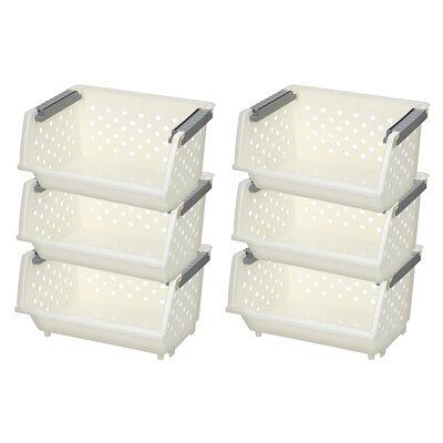 White Storage Box Home Kitchen Narrow Slot Storage Box Plastic Storage  Basket Desktop Organization Sundries Storage Container